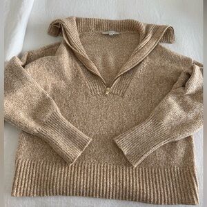 LOFT Zip Up Sweater